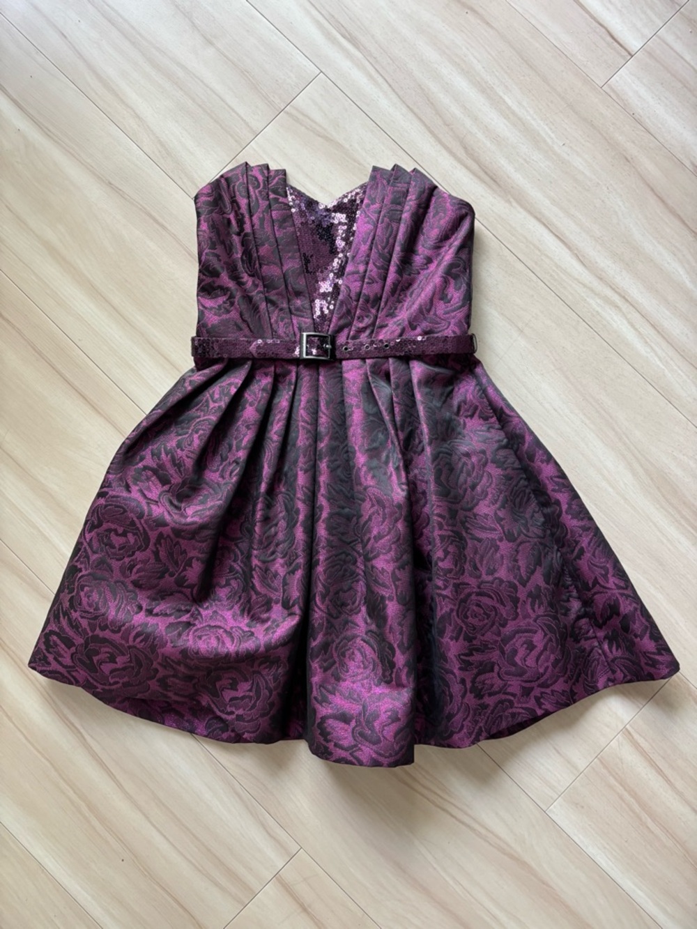 Betsey Johnson Whimsigoth Brocade Strapless Dress - Size 2 - New Condition - Picture 2 of 4